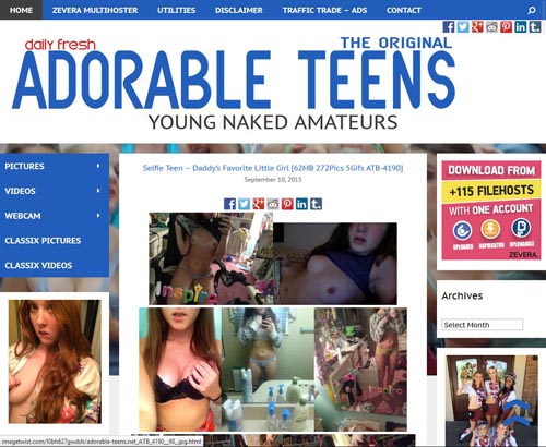Homemade Porn Blogs - Adorable-teens.net and 114 similar sites like adorable-teens