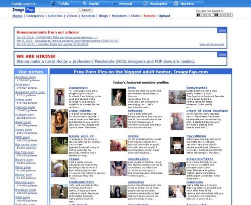 Faq Porn - imagefap.com Alternativen, 25 Seiten Wie imagefap.com