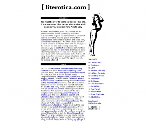 500px x 409px - Literotica and 10 Similar Sex Stories Sites